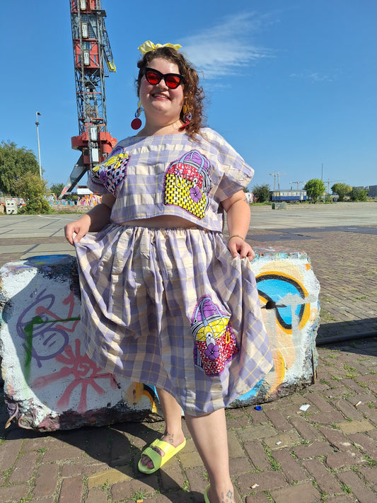 Bag Lady Top and Skirt Set