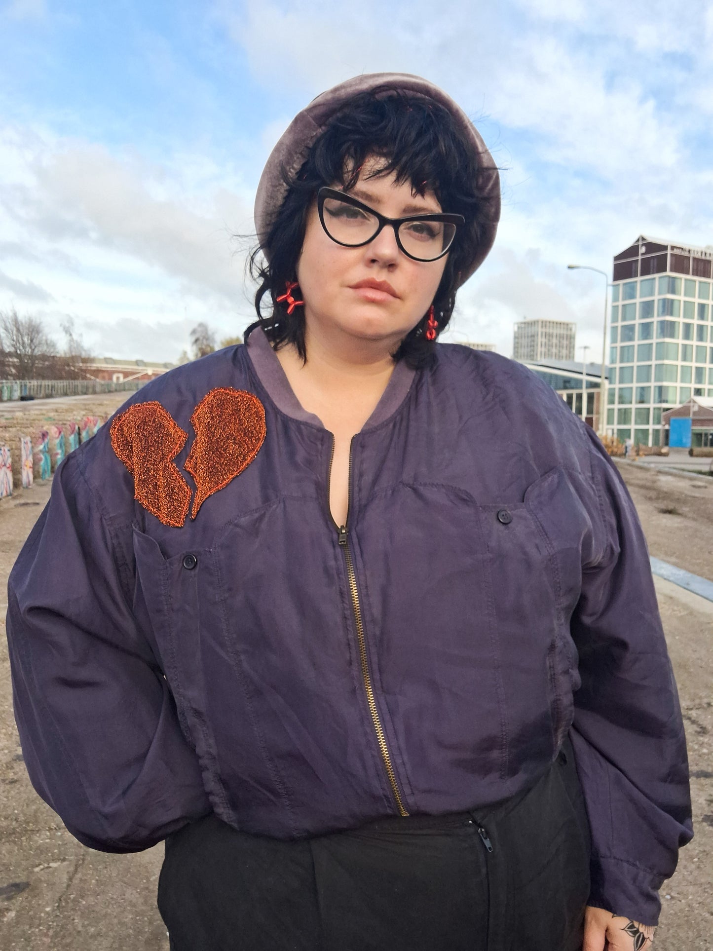 Take Another Little Piece Of My Heart Silk Bomber Jacket