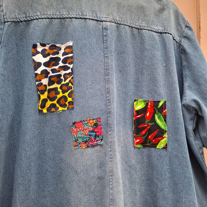 Patched Up Denim Shirt