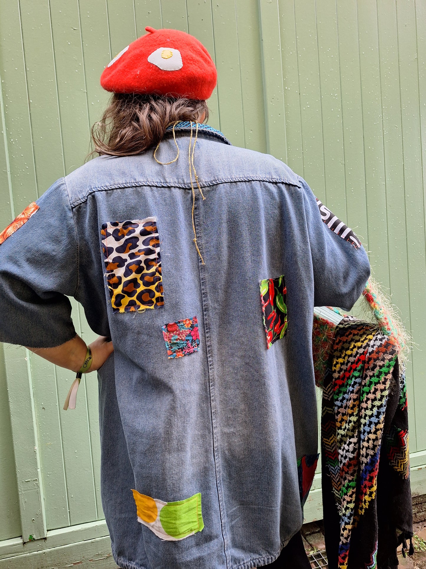Patched Up Denim Shirt