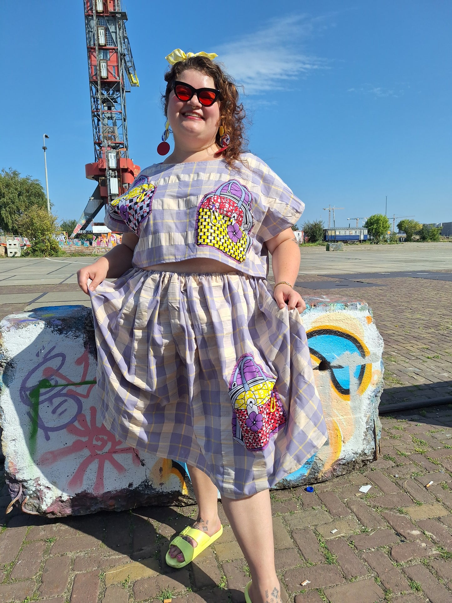 Bag Lady Top and Skirt Set