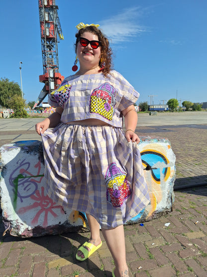 Bag Lady Top and Skirt Set