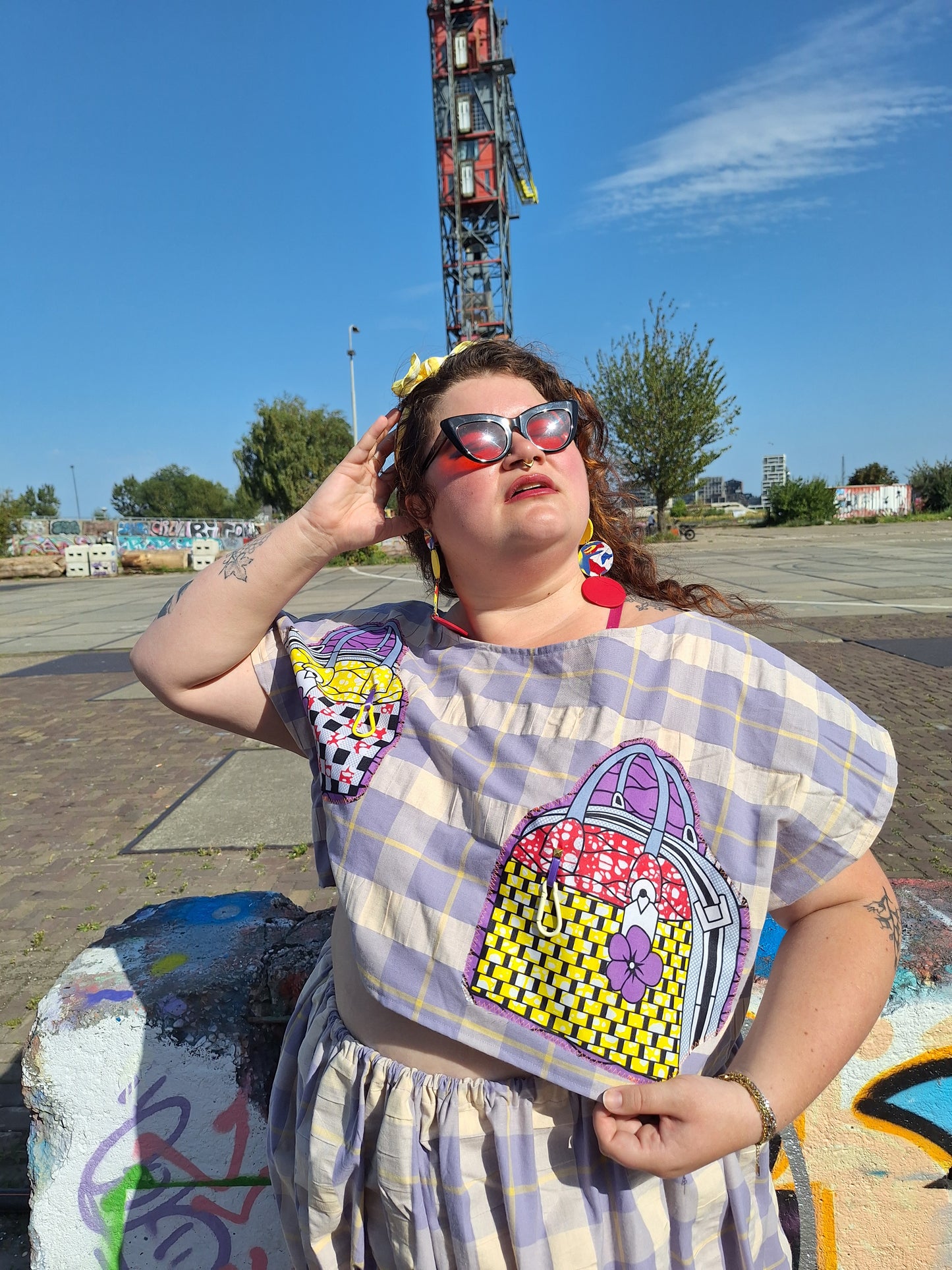 Bag Lady Top and Skirt Set