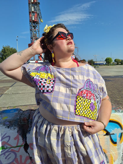Bag Lady Top and Skirt Set