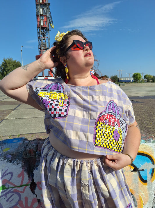 Bag Lady Top and Skirt Set