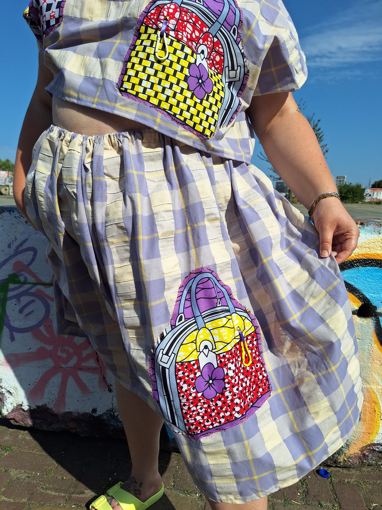 Bag Lady Top and Skirt Set