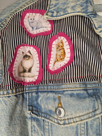 Childless Cat Lady Denim Jacket