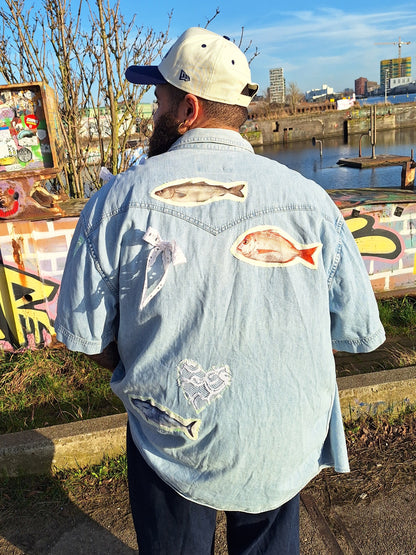 Fishie Denim Shirt