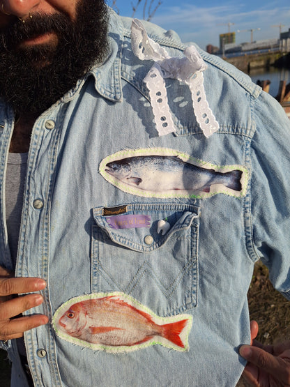 Fishie Denim Shirt