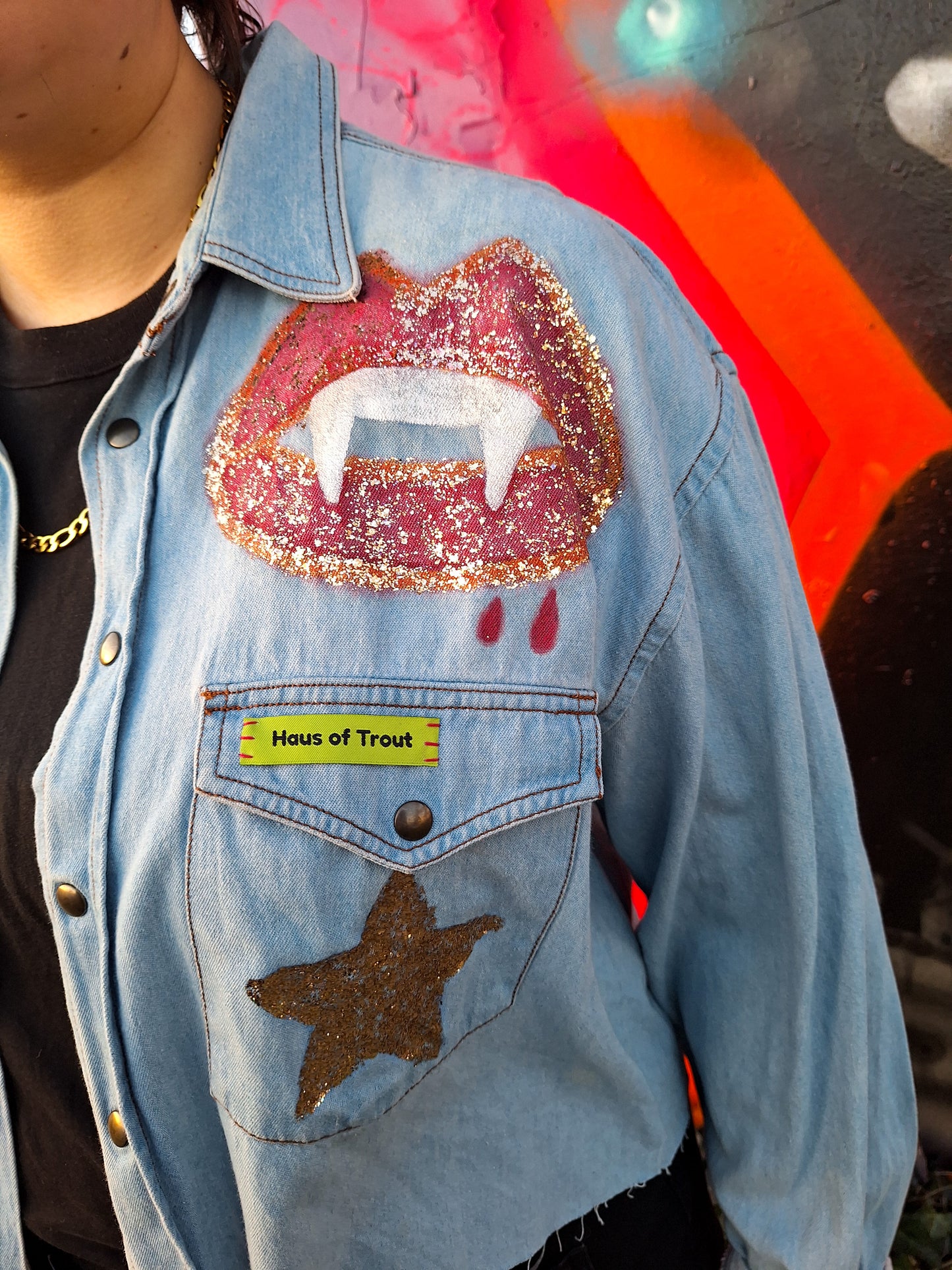 Bloodsucker Denim Shirt