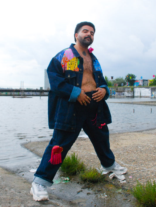 Dolphins & Rainbows Denim Jacket