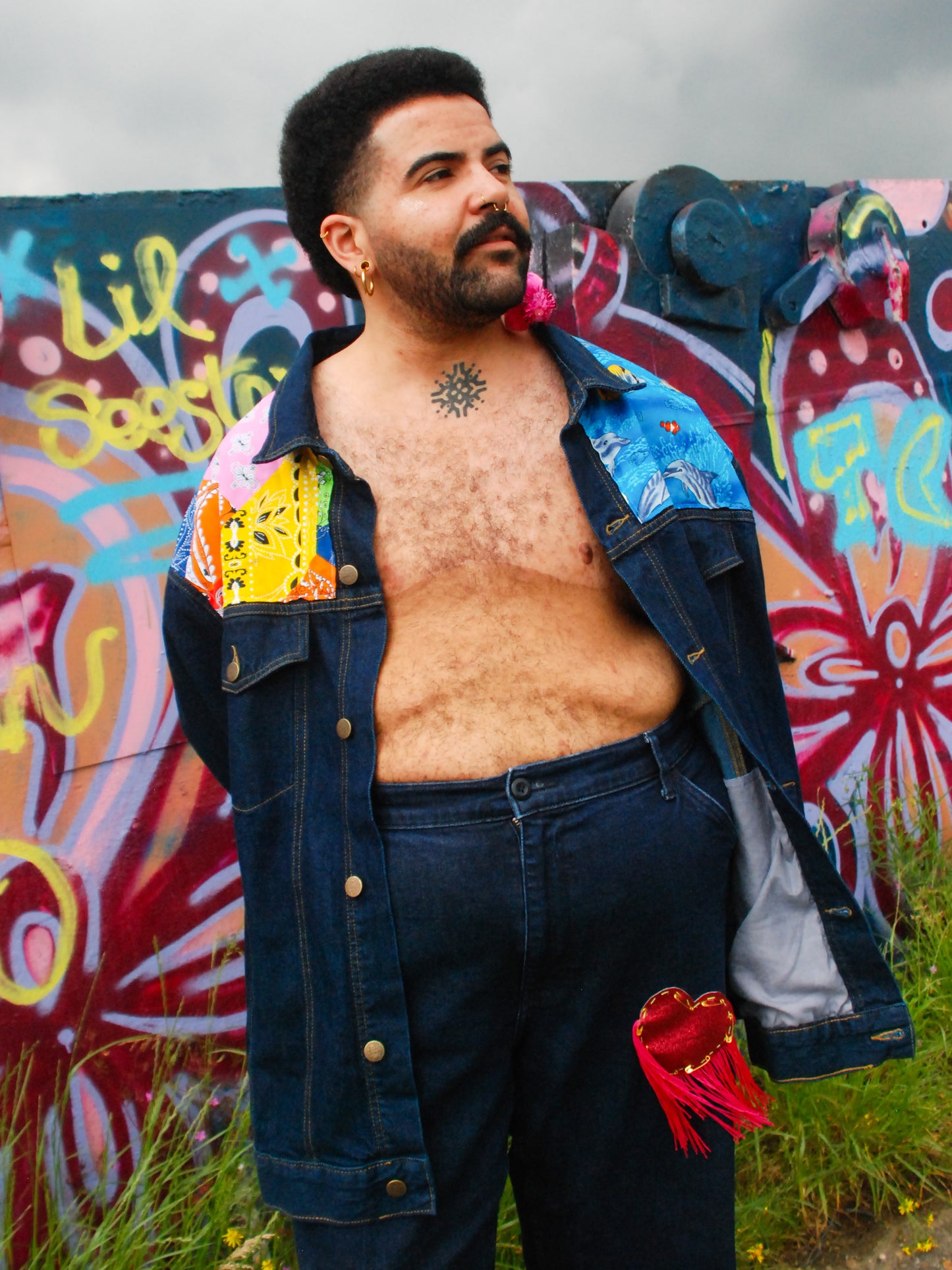 Dolphins & Rainbows Denim Jacket