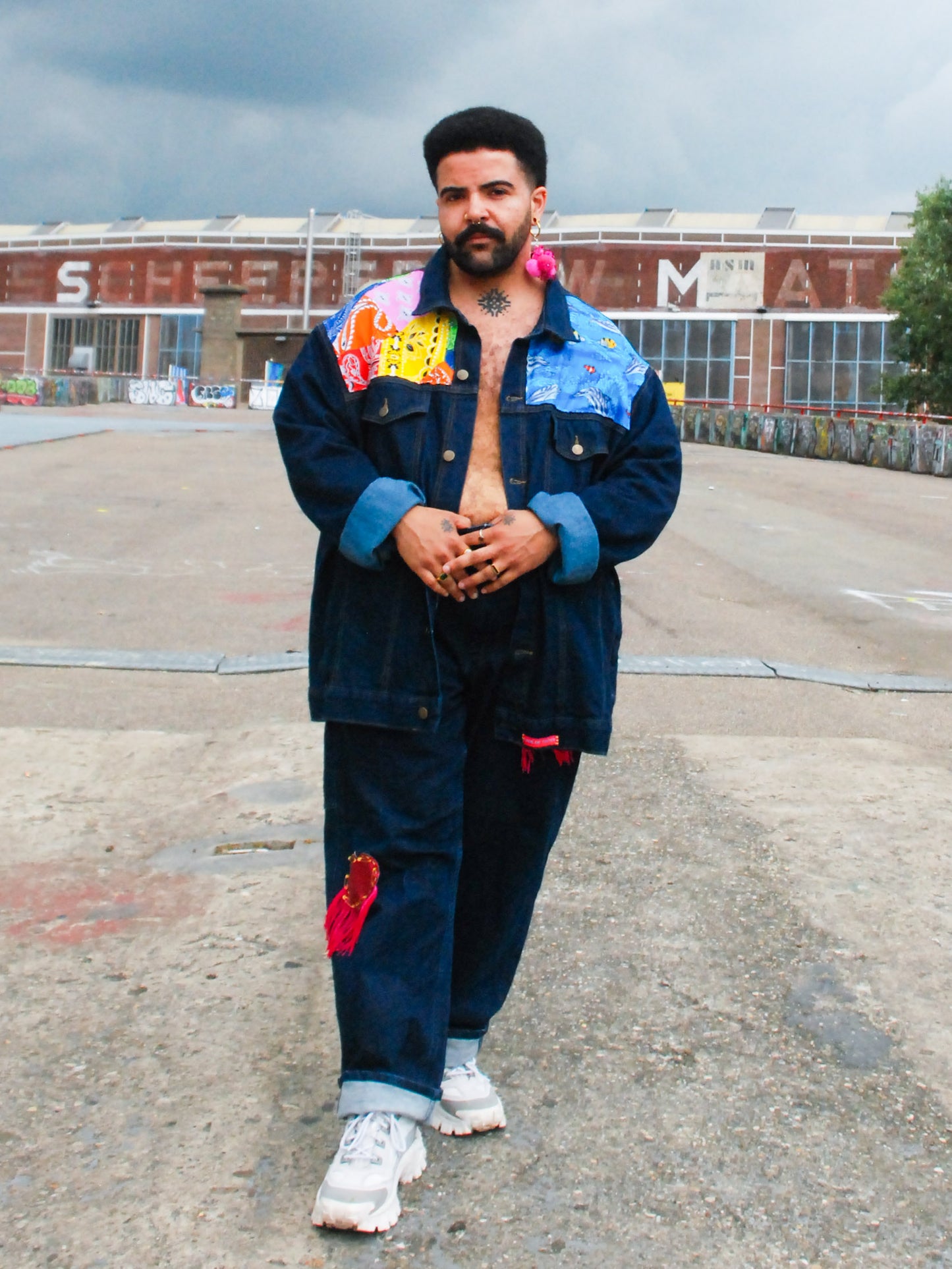 Dolphins & Rainbows Denim Jacket