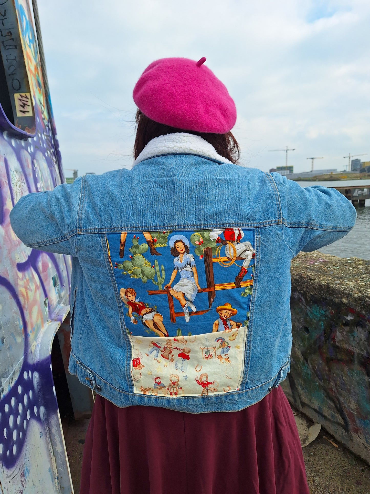 Save A Horse, Ride A Cowgirl Lined Denim Jacket