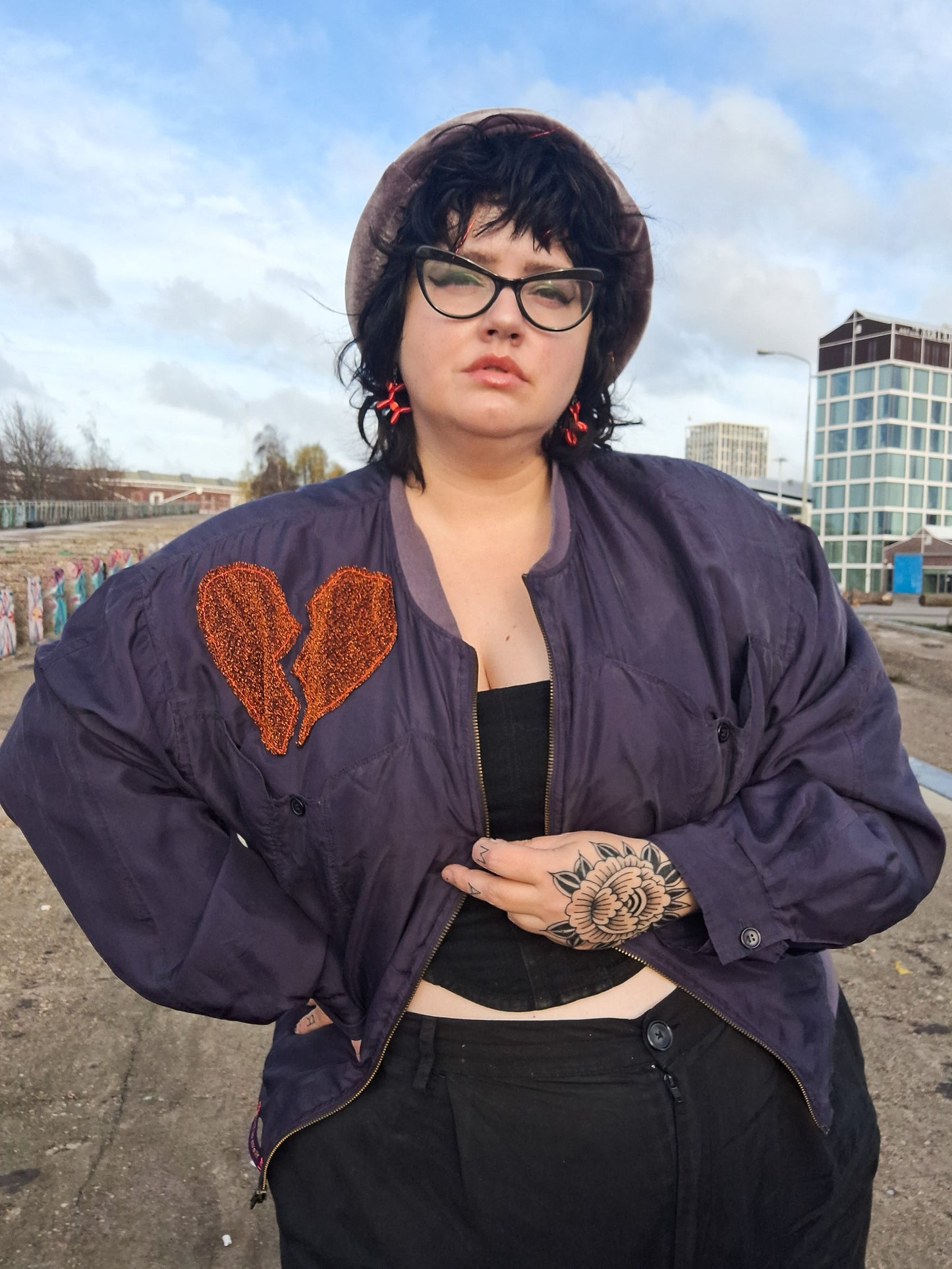 Take Another Little Piece Of My Heart Silk Bomber Jacket