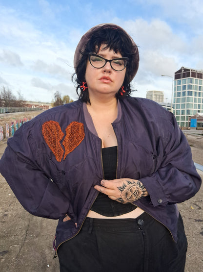 Take Another Little Piece Of My Heart Silk Bomber Jacket