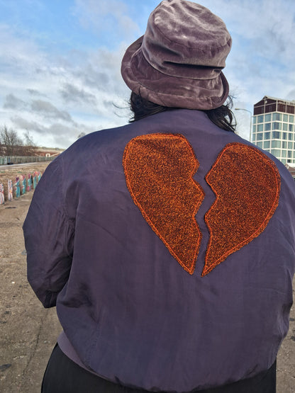 Take Another Little Piece Of My Heart Silk Bomber Jacket