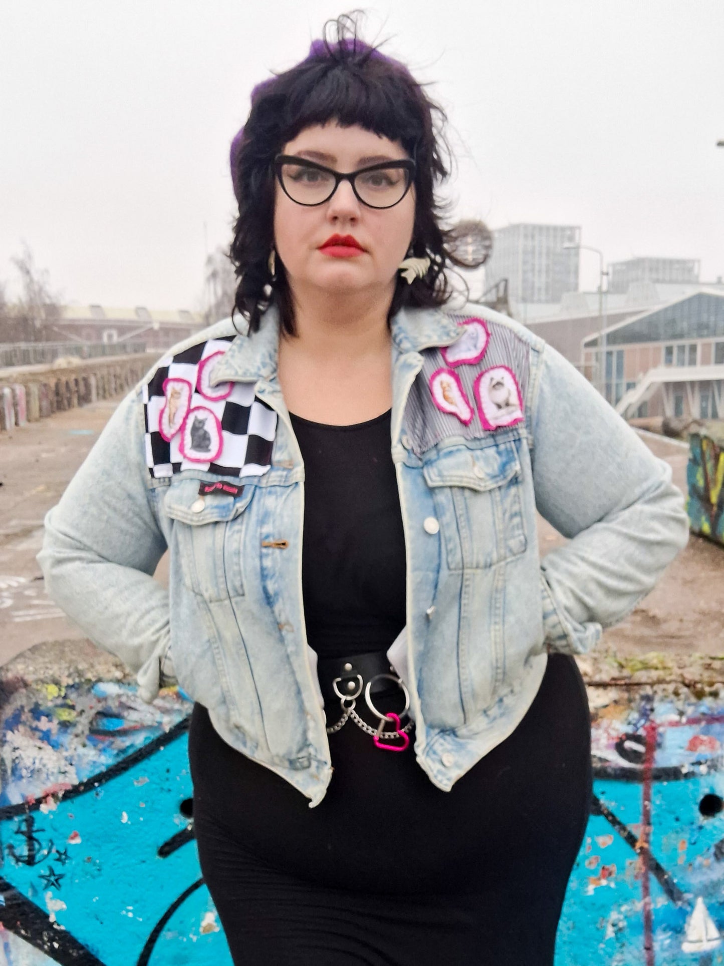 Childless Cat Lady Denim Jacket