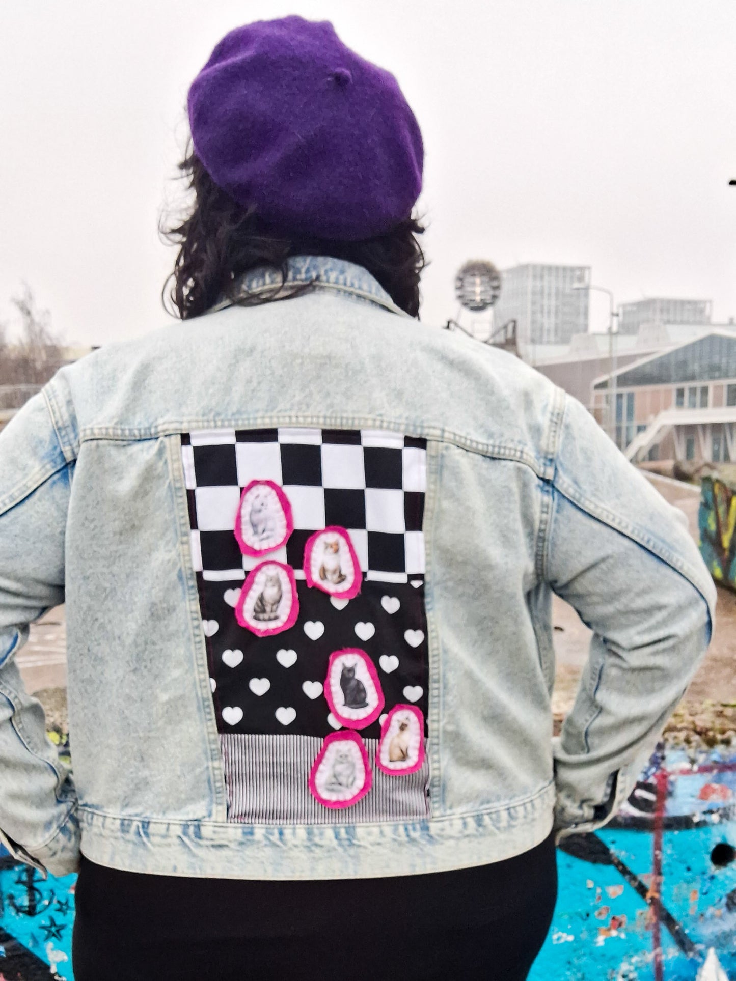 Childless Cat Lady Denim Jacket