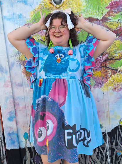 Furbilicious Ruffle Dress