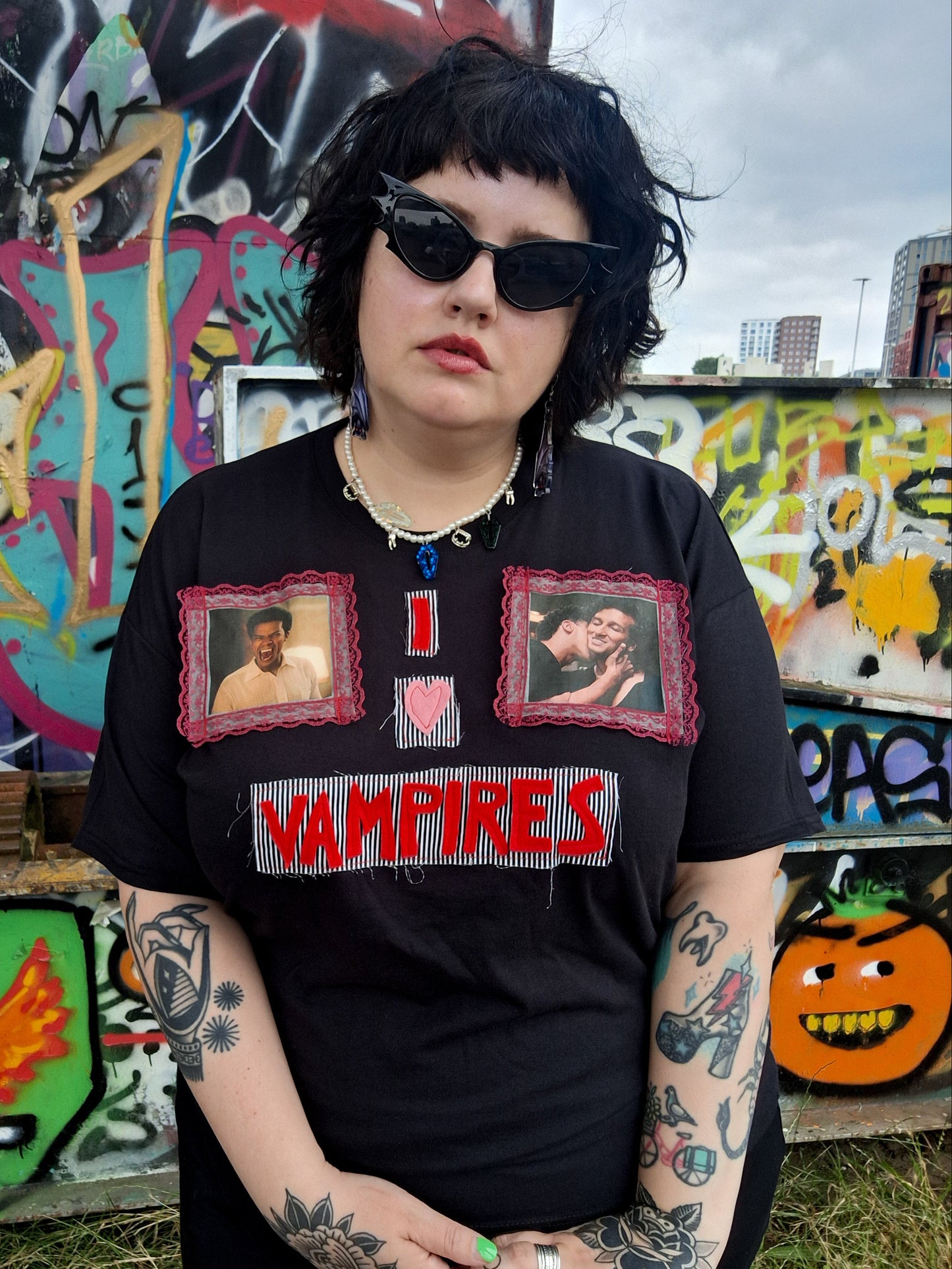 I Heart Vampires T-shirt Louis & Armand (Interview with the Vampire, The Vampire Lestat)