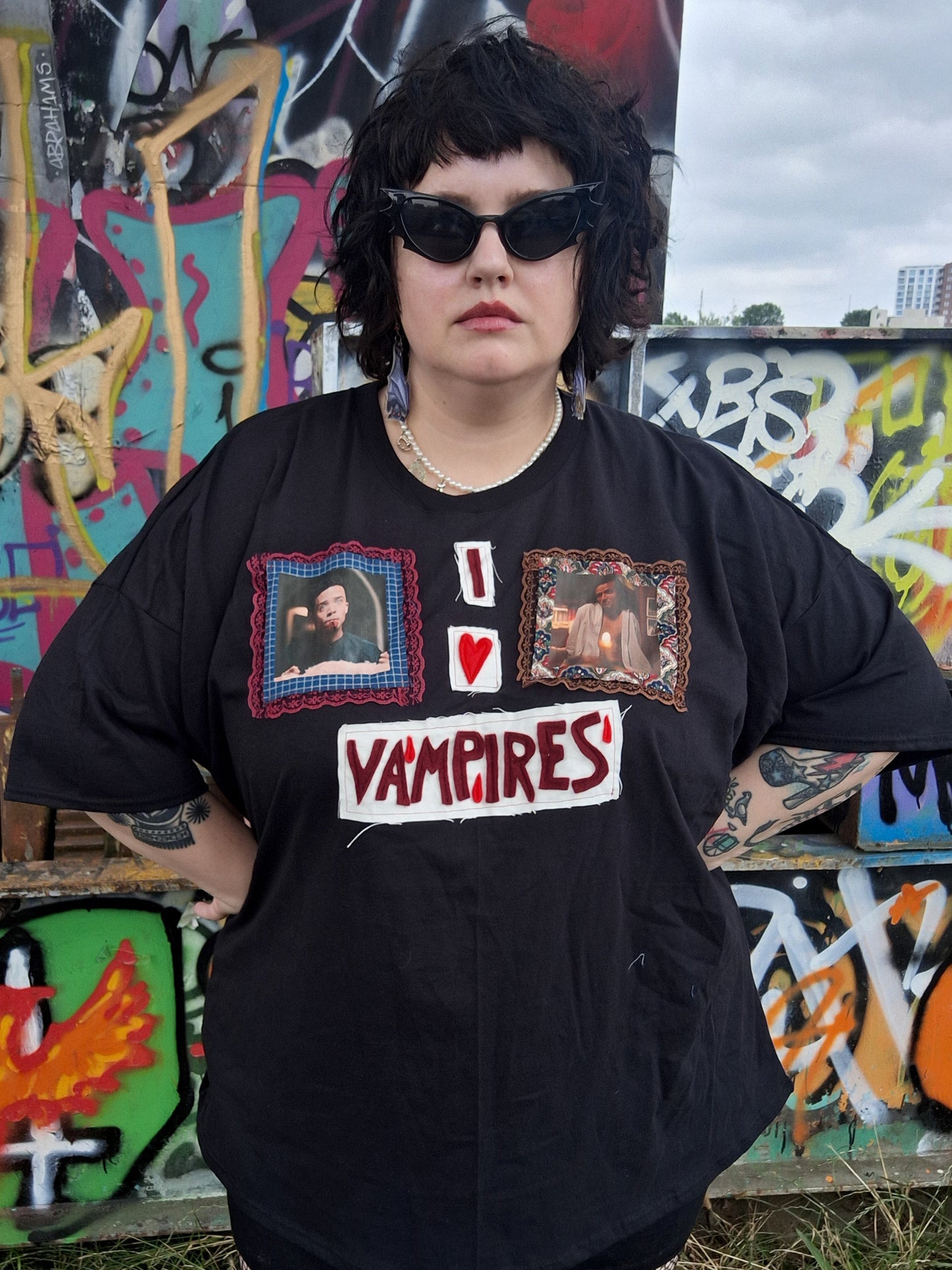 I Heart Vampires T-shirt Louis & Armand (Interview with the Vampire, The Vampire Lestat)