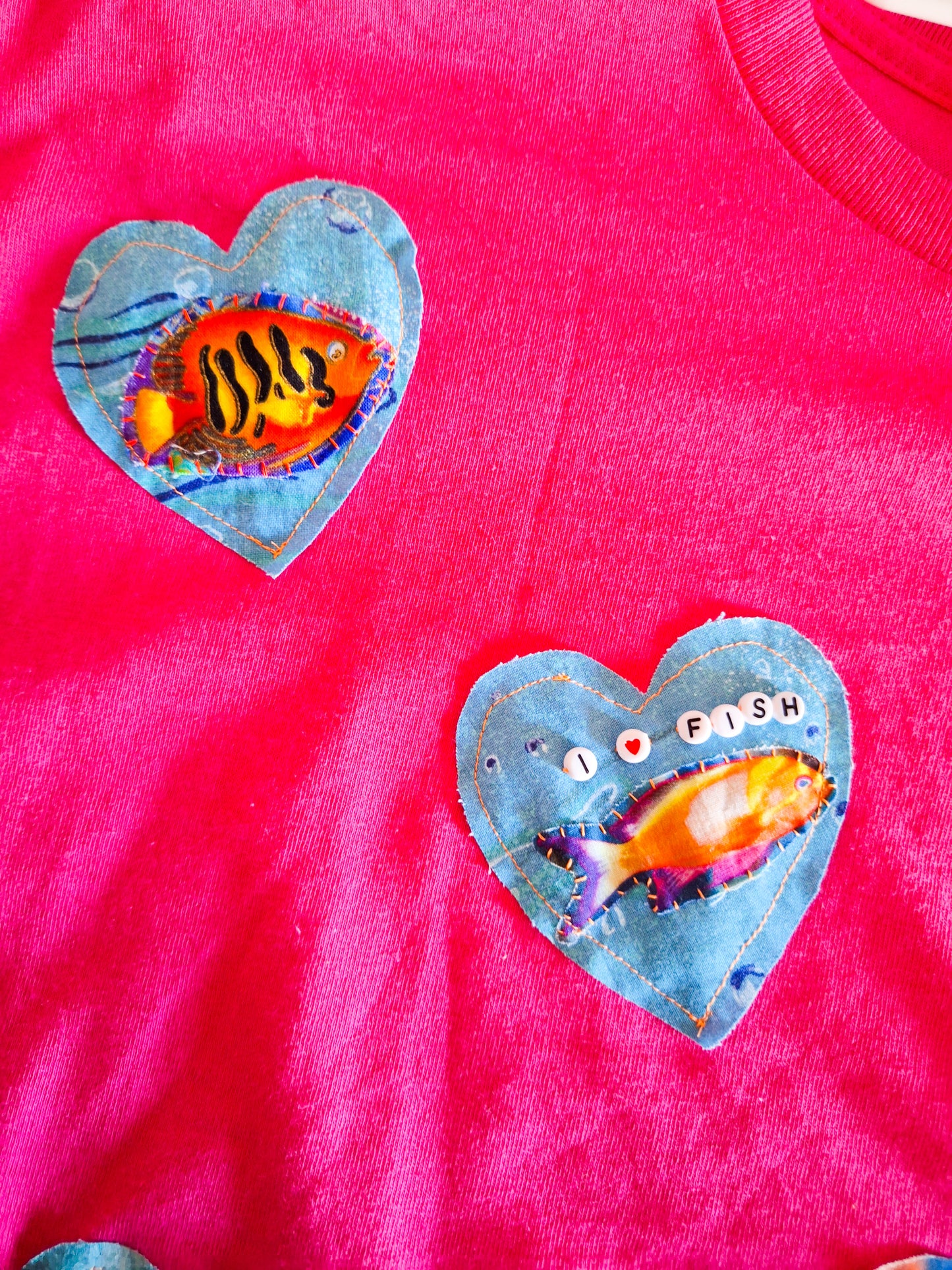 I Heart Fish Crop Top