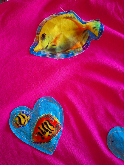 I Heart Fish Crop Top
