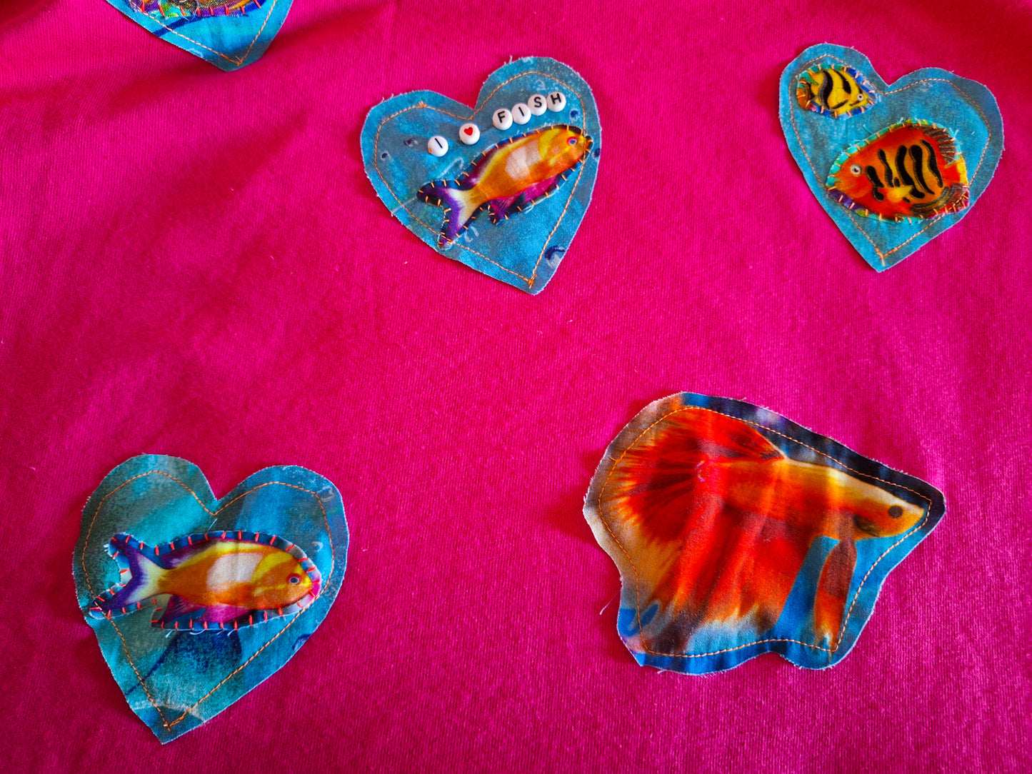 I Heart Fish Crop Top